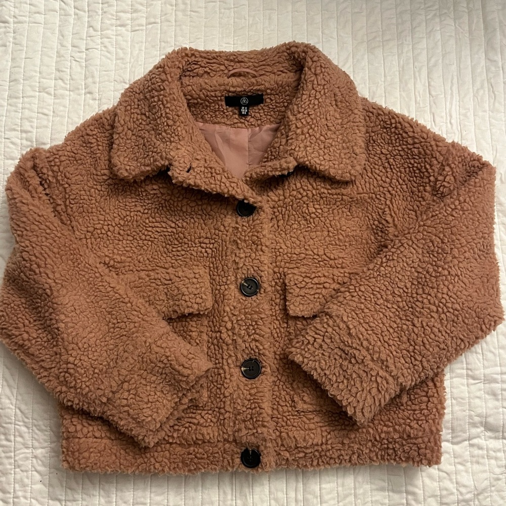 misguided teddy jacket - Picture 3 of 6